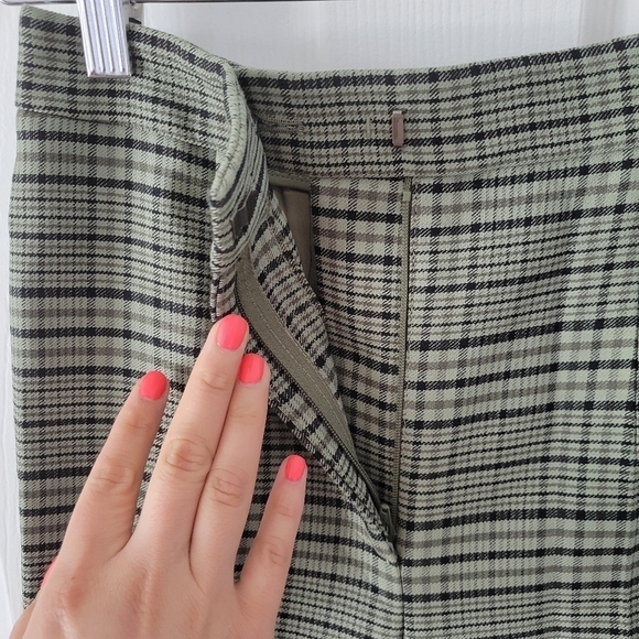 Michael Kors Collection Plaid Crop Pants - Picture 12 of 15